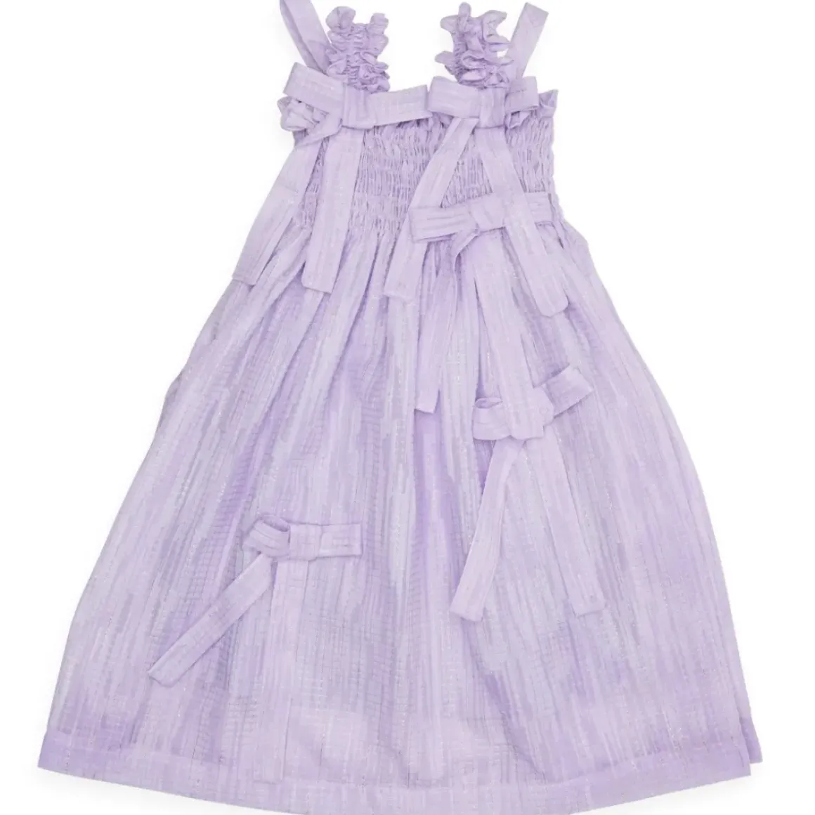 GLORIA SHIMMER RIBBON DRESS