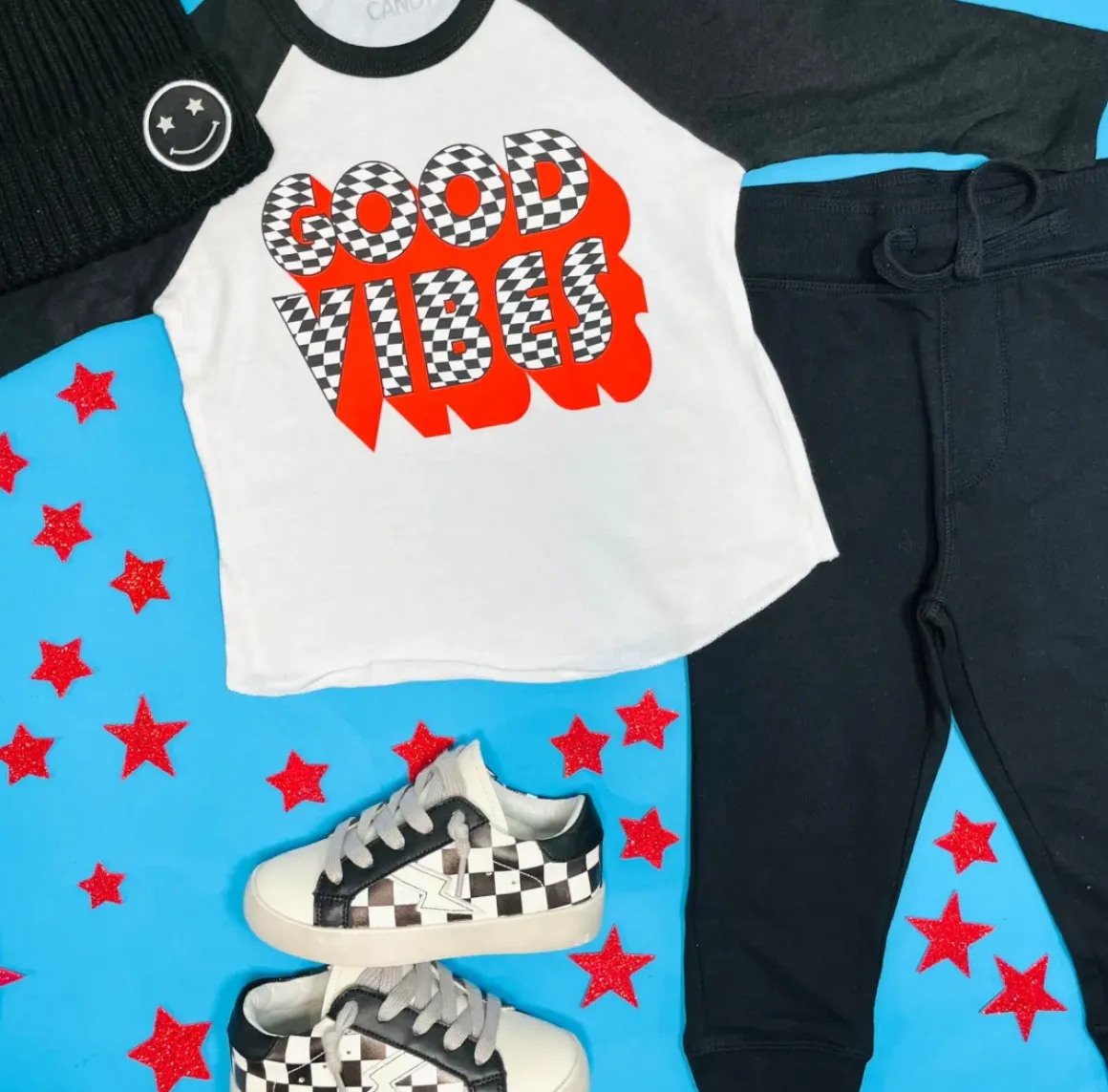 GOOD VIBES RAGLAN TSHIRT
