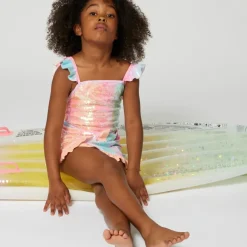 GRADIENT SEQUIN ONE PIECE SWIMSUIT