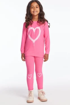 GRAFFITI HEART LEGGINGS