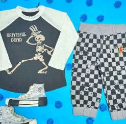 GRATEFUL DEAD SKELETON LONG SLEEVE TSHIRT