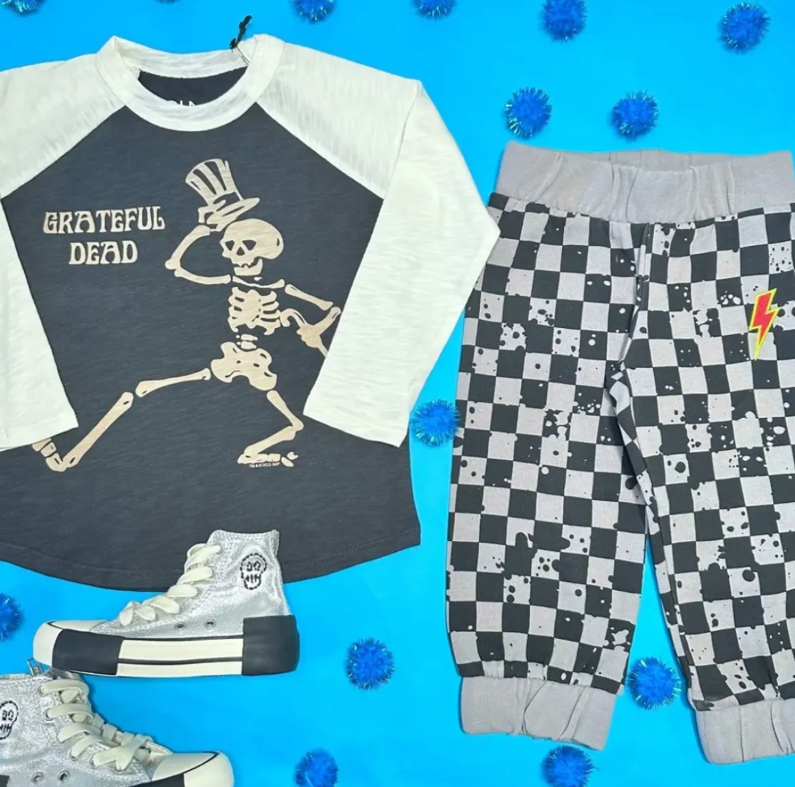 GRATEFUL DEAD SKELETON LONG SLEEVE TSHIRT
