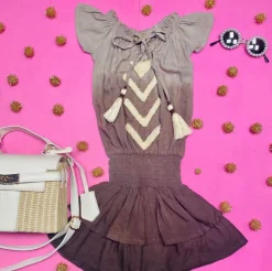 GYPSY OFF THE SHOULDER DRESS