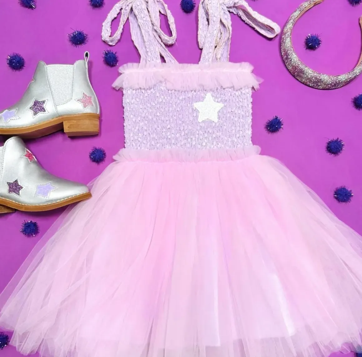 HANNA SMOCKED TUTU DRESS