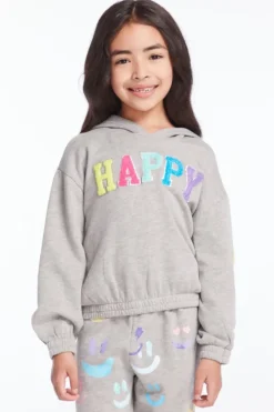 HAPPY PATCHES SMILEY HOODIE