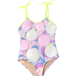 HAPPY SWIRL FLIP SEQUIN ONE PIECE SWIMSUIT