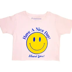 HAVE A NICE DAY CROP TSHIRT