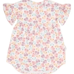 HEART BEAR FRILL SWIRL DRESS
