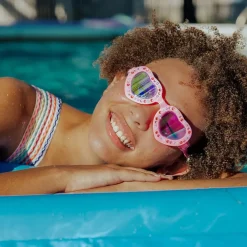 HEART PINK LACE GOGGLES