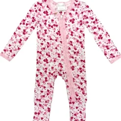 HEART SPRINKLES ZIP FOOTIE