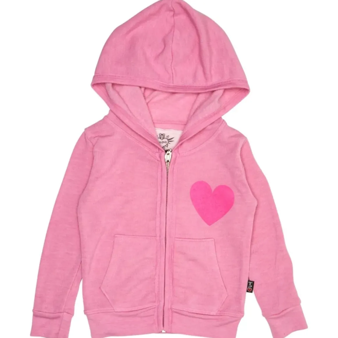 HEART ZIP UP HOODIE