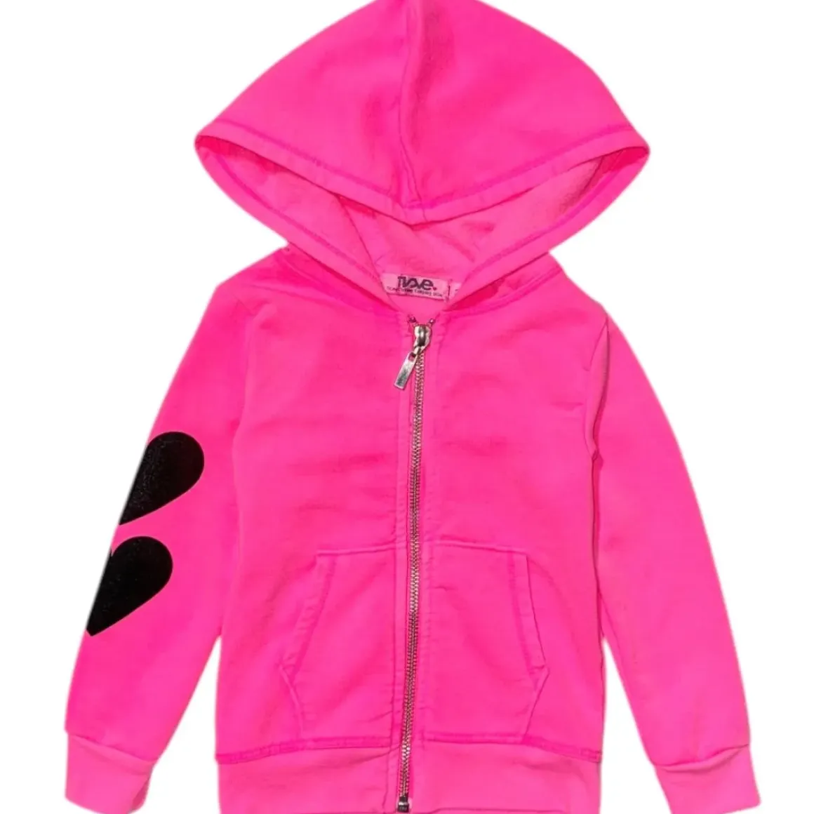 HEART ZIP UP HOODIE