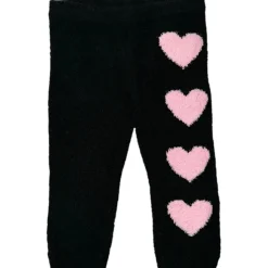 HEARTS FUZZY FLEECE LEGGINGS