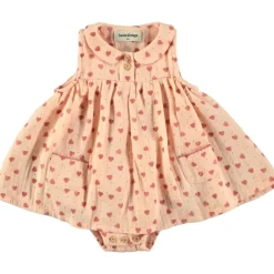 HEARTS ONESIE DRESS