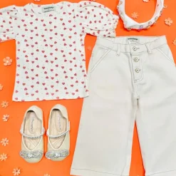 HEARTS OPENKNIT TOP