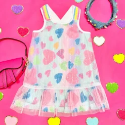 HEARTS SEQUIN DRESS