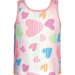 HEARTS SEQUIN TANK TOP