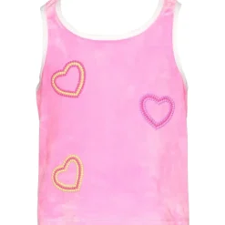 HEARTS VELOUR TANK TOP