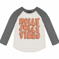 HOLLY JOLLY VIBES LONG SLEEVE TSHIRT