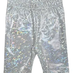 HOLOGRAPHIC BIKER SHORTS