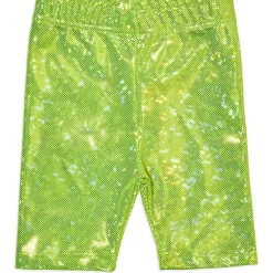HOLOGRAPHIC BIKER SHORTS