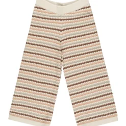 HONEYCOMB STRIPE KNIT PANTS