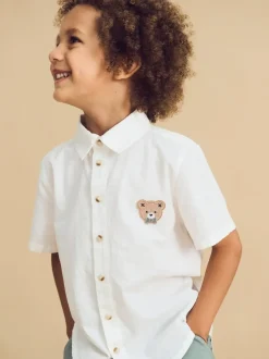 HUXBEAR SIGNATURE BUTTON DOWN TOP