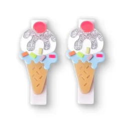 ICE CREAM SUNDAE ALLIGATOR CLIPS