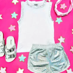 IRIDESCENT SHORTS