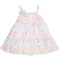 ISLA LACE RUFFLE LAYERED DRESS