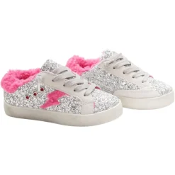 IVY GLITTER FUZZY BOLT SNEAKERS