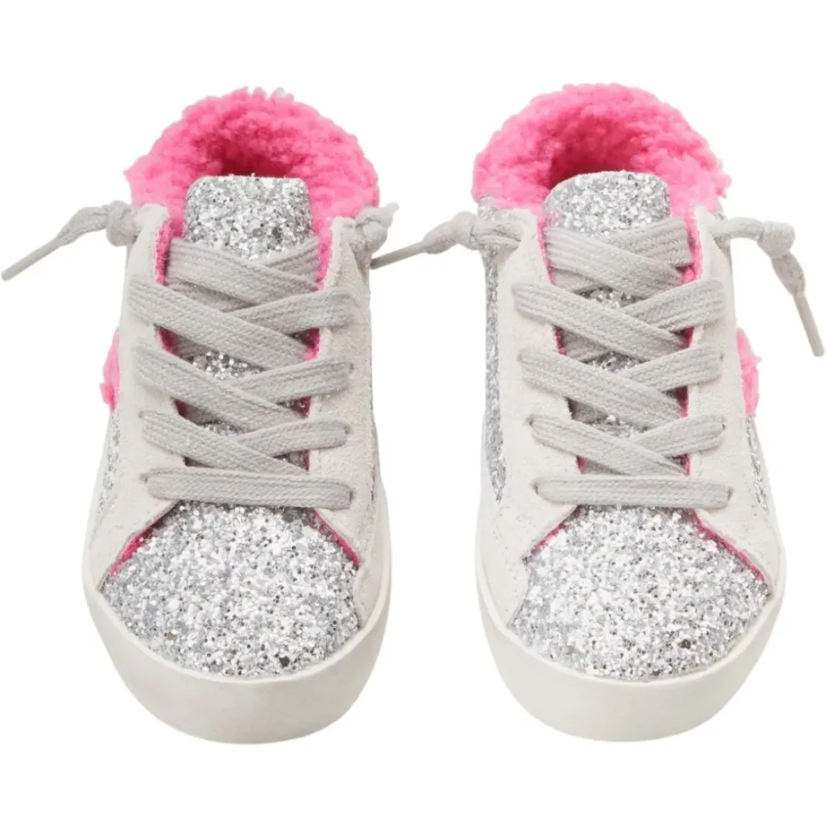 IVY GLITTER FUZZY BOLT SNEAKERS
