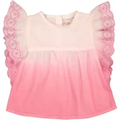 JASMIN OMBRÉ FLUTTER SLEEVE TOP