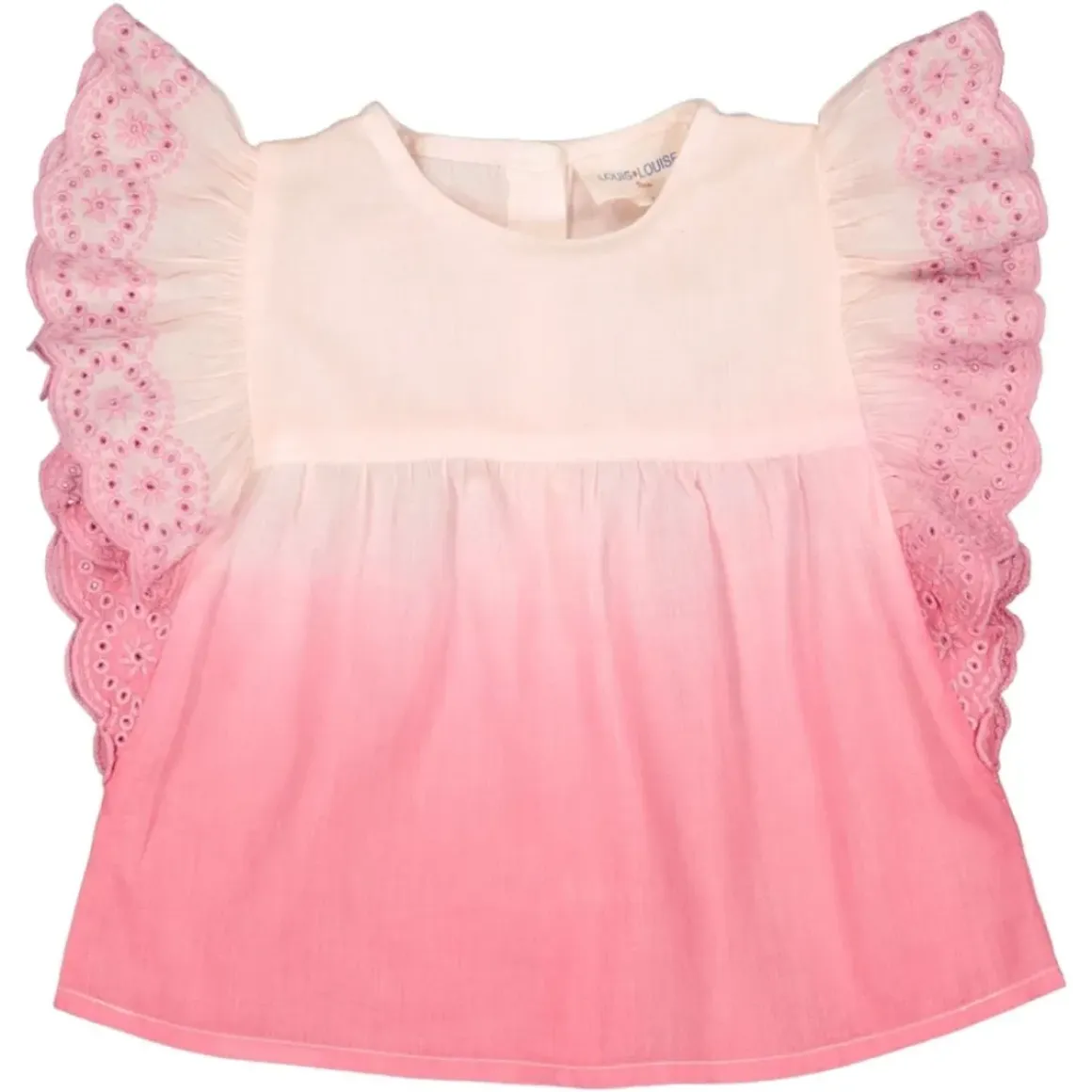 JASMIN OMBRÉ FLUTTER SLEEVE TOP