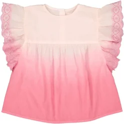 JASMIN OMBRÉ FLUTTER SLEEVE TOP