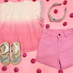 JASMIN OMBRÉ FLUTTER SLEEVE TOP