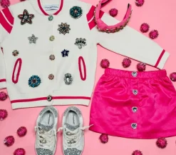 JAYDE CRYSTAL PINS VARSITY JACKET