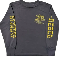 JOHNNY CASH AMERICAN REBEL LONG SLEEVE TSHIRT