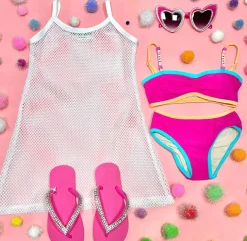 KENSIE BEADED TWO PIECE BIKINI