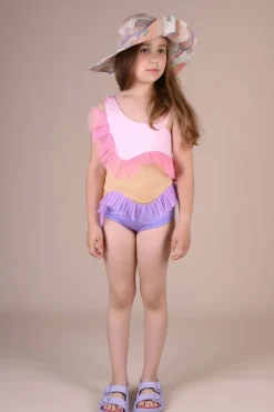 LANA TULLE ONE PIECE SWIMSUIT