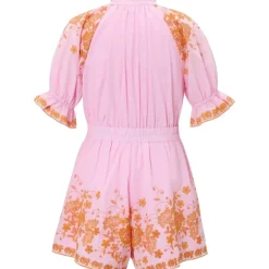 LEA EMBROIDERED ROMPER