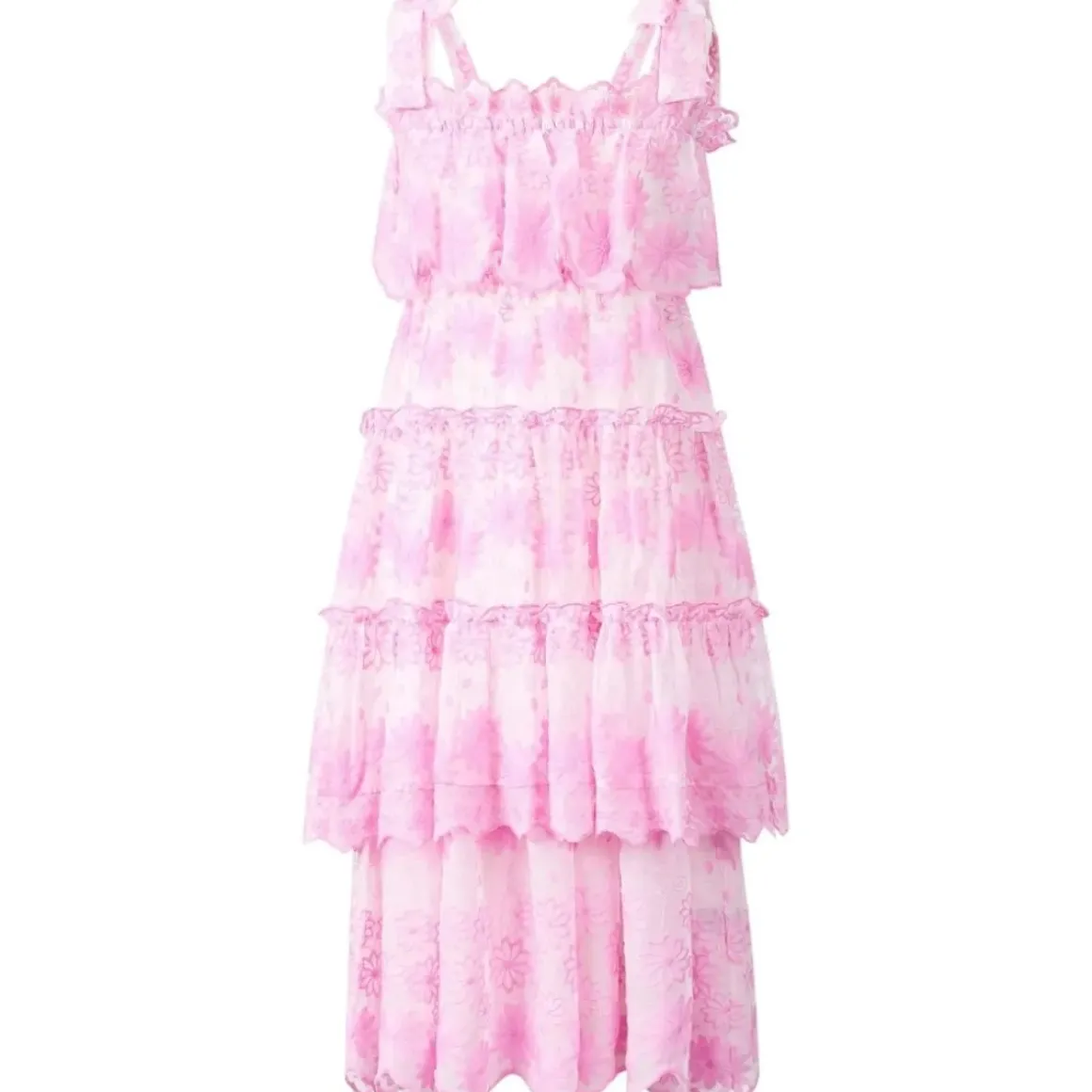 LENA EMBROIDERED MAXI DRESS