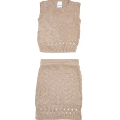 LENI KNITTED TANK AND SKIRT SET