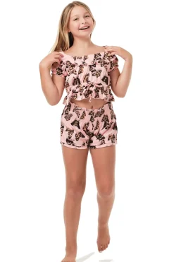 LEO BUTTERFLY RUFFLE TOP