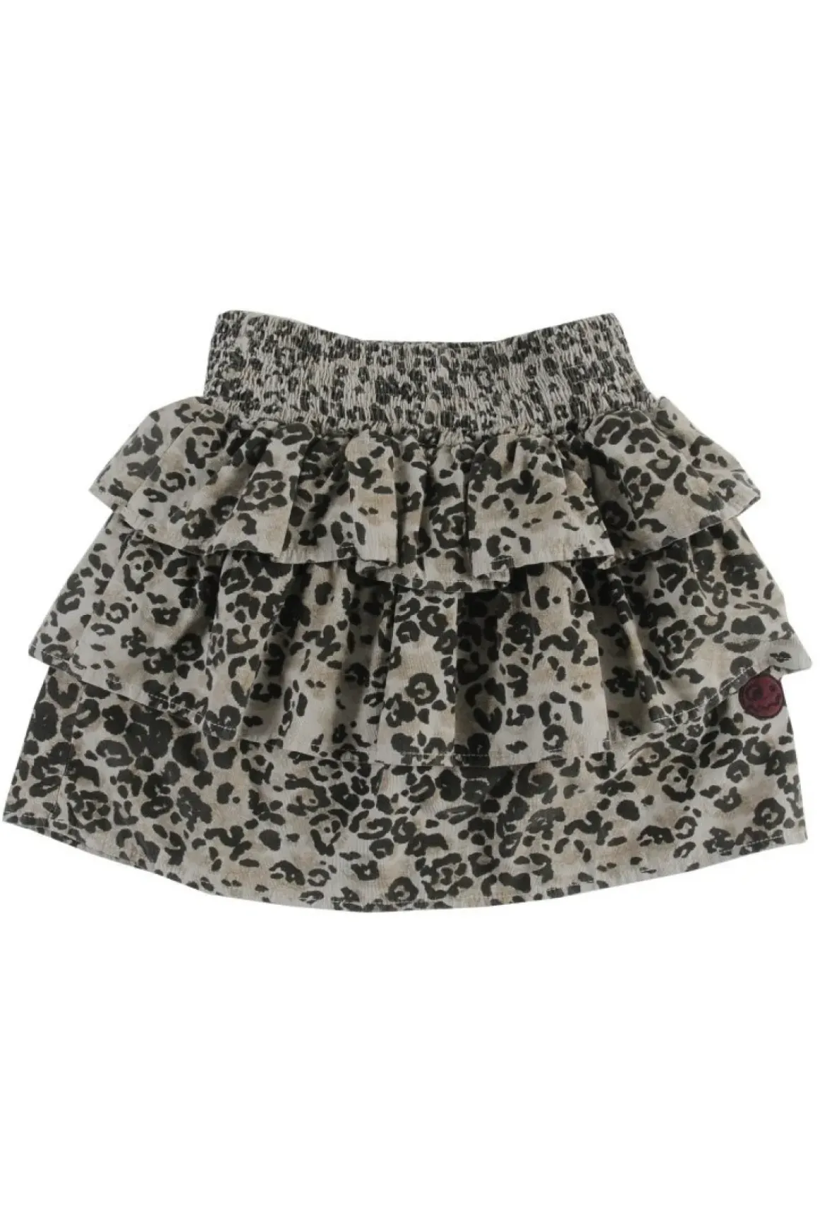 LEOPARD SLEEPY RUFFLE SKIRT