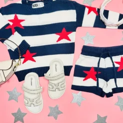 LIBERTY STARS LITTLE BALBOA SHORTS