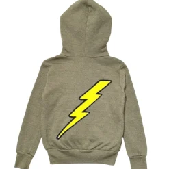LIGHTNING BOLT ZIP UP HOODIE
