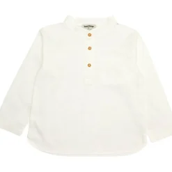 LINEN LONG SLEEVE TOP