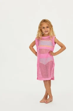 LITTLE HOLLY CROCHET DRESS