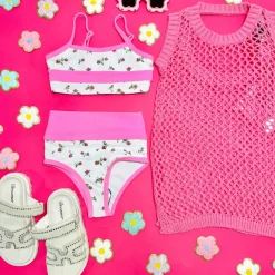 LITTLE HOLLY CROCHET DRESS